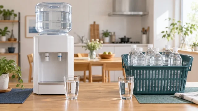 天然水ウォーターサーバーと市販ペットボトルを比較
