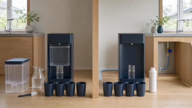 給水型と水道直結型ウォーターサーバーを比較｜工事と手入れ